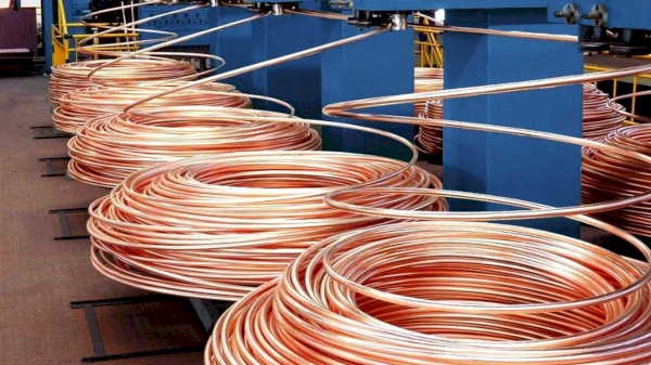 Copper wire production volume increased by 1.3 thousand tons